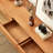 Minimalist Cherry Solid Wood TV Stand Cabinet-108352938