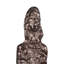 Sculpture moderne en métal et en aluminium avec forme humaine abstraite texturée, conception de figurine décorative contemporaine, silhouette minimaliste artistique pour un affichage contemporain élégant-298600204