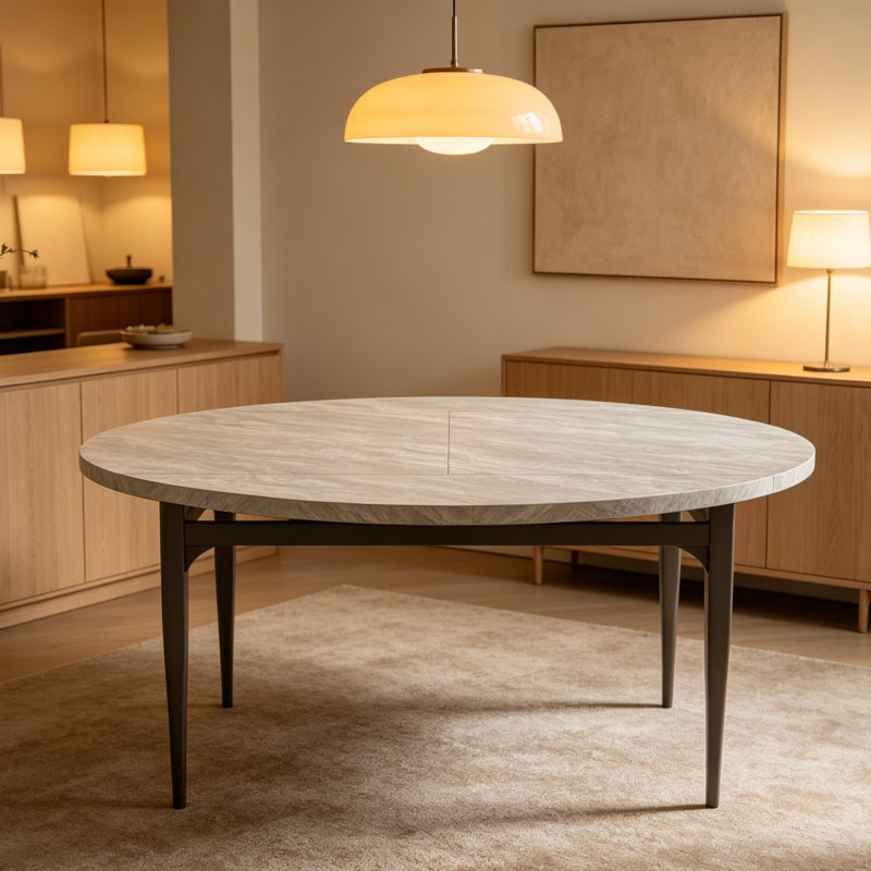 Extendable Table,dining Table(1 Table), Gray