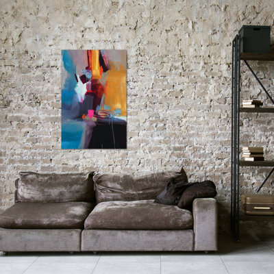 Estampe numérique sur toile Jazzy Abstract VII