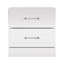 Table de chevet en blanc-1734970010