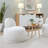 Alara Side Chair with Sherpa Fabric-122622445