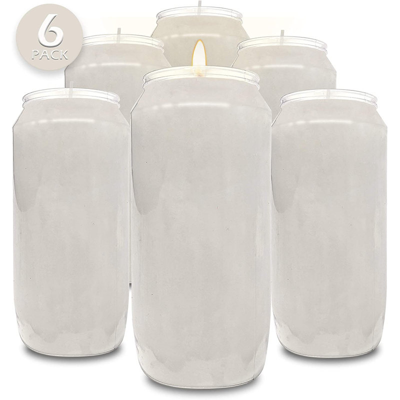 Bougie pilier Symple Stuff, Paquet de 6, H 7 po x l 2,6 po x P 2,6 po
