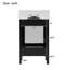 Meuble-lavabo simple de 20 pouces avec lavabo en céramique et beaucoup de rangement