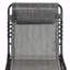 Chaise longue inclinable, chaise longue portative, lit de camp pliable, dossier réglable et coussin amovible
