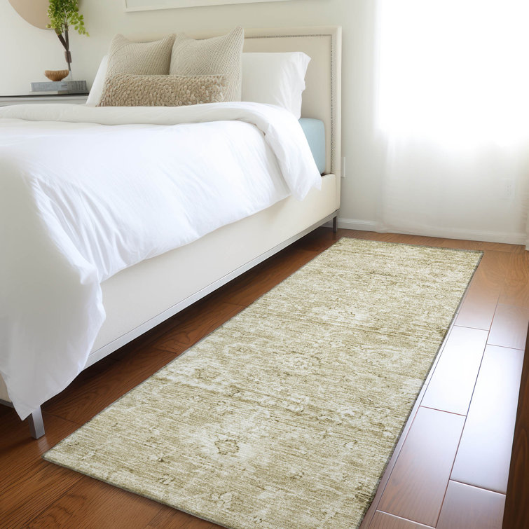 Machine Washable Indoor/Outdoor Chayden ACN1089 Beige Rug