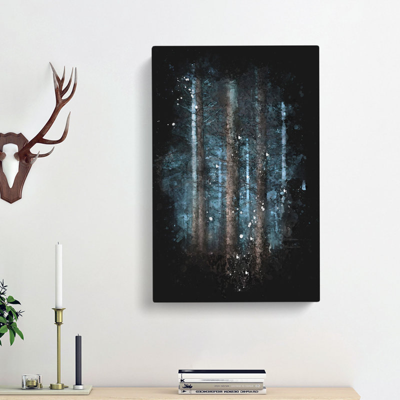 Evening Forest - Wrapped Canvas Print, 76cm H x 50cm W x 3cm D