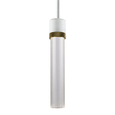 Luminaire suspendu cylindrique 1 lumière DEL Farella