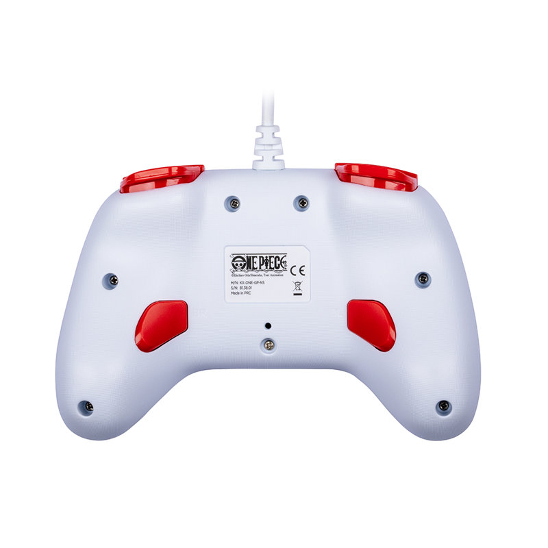 One Piece White Nintendo Switch Wired Controller