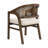 Stanley Wooden Dining Chairs with Cane Back & Upholstered Seat-965167543-949471482