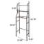 Rangement autoportant au-dessus de la toilette l 19,68 po x H 63,78 po x P 9,45 po Abdula-1201307730