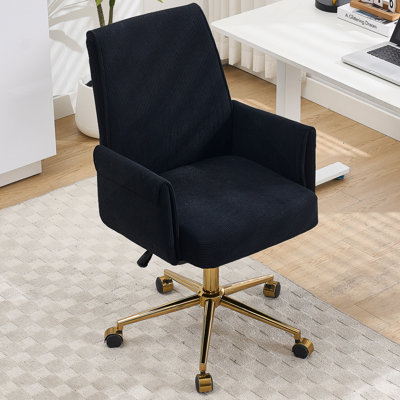 Chaise de bureau réglable, chaise pivotante pour chambre à coucher, salon, bureau