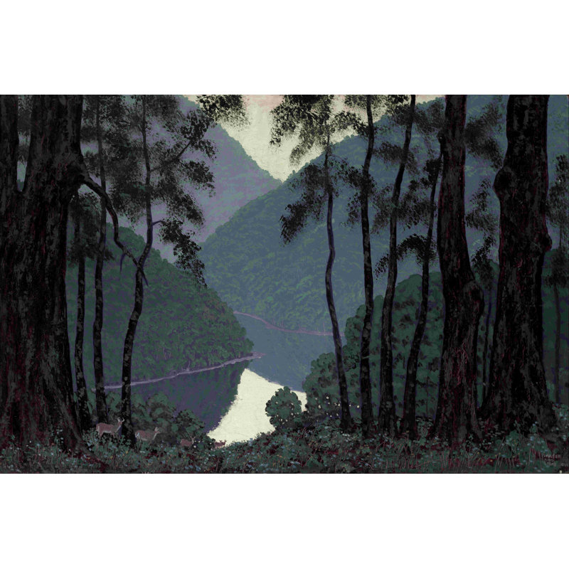 " Spring " by Walter King Stone Painting Print, 24" H x 36" W  