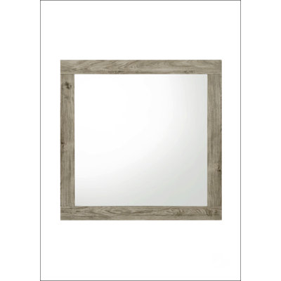 Exquisite Square Mirror With A Fine Finish, Crafted For Elegant And Sophisticated Interior Decor.