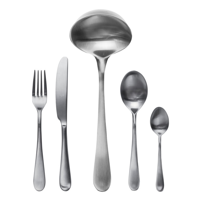 Natura 49 - Piece Stainless Steel Flatware Set - Service for 12, Ice