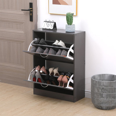 12 Pair Shoe Storage Cabinet