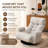 Trule Adjustable Reclining Ergonomic Floor Game Chair in Cement Gray