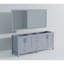 Meuble-lavabo double gris foncé 84 po X P 22 po D et l 34 po Miroirs-117984767