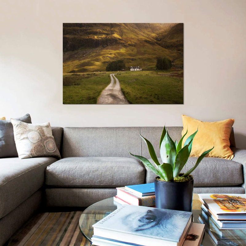 «Écosse I» par daniel Kordan, reproduction sur toile tendue, H 26 po x l 40 po x P 1,5 po, Toile tendue, Pas de tapis