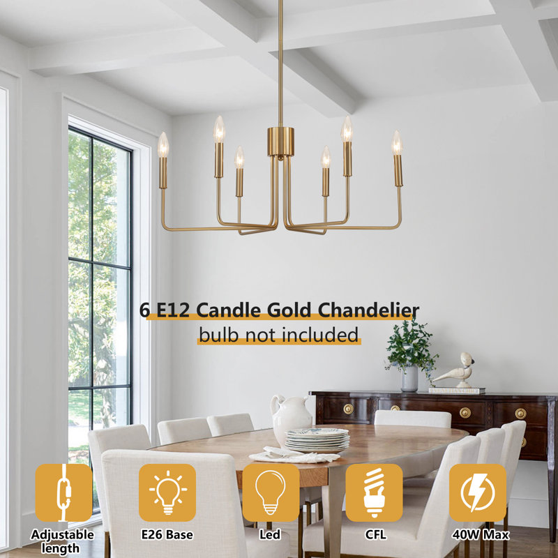 Decia 1 - Classic / Traditional Chandelier