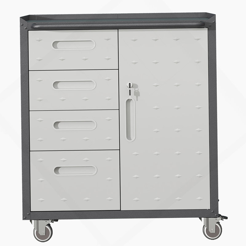 Sturdy Metal Tool Storage Cabinet With Wheels - Tool Storage Cabinet  Garage, Office, And Home Organizer Solutions