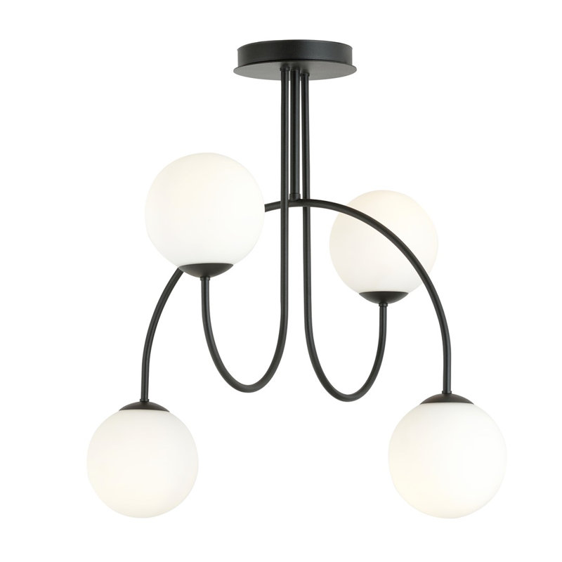 Averell 4 - Light Sphere Chandelier, White
