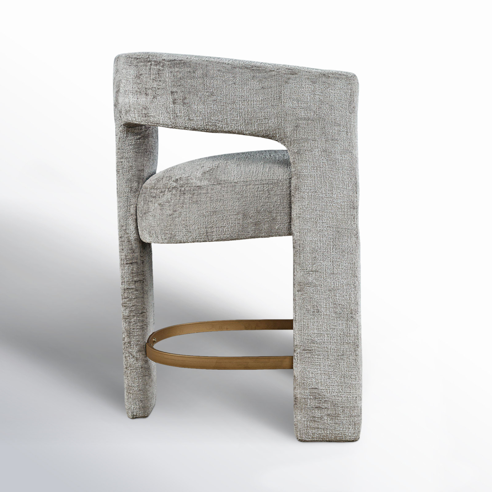 Darlington 25" Bar Stool, Gwen Gray Microsuede