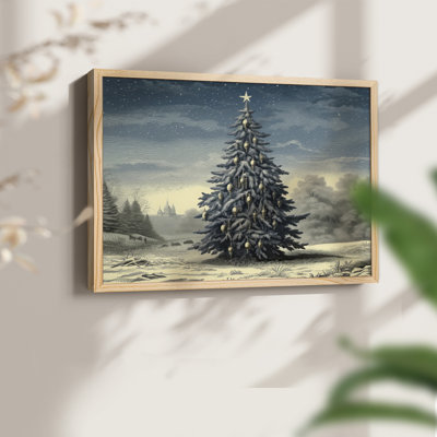 Chirstmas Art-CCLXXXIII -Framed Print - Restickable