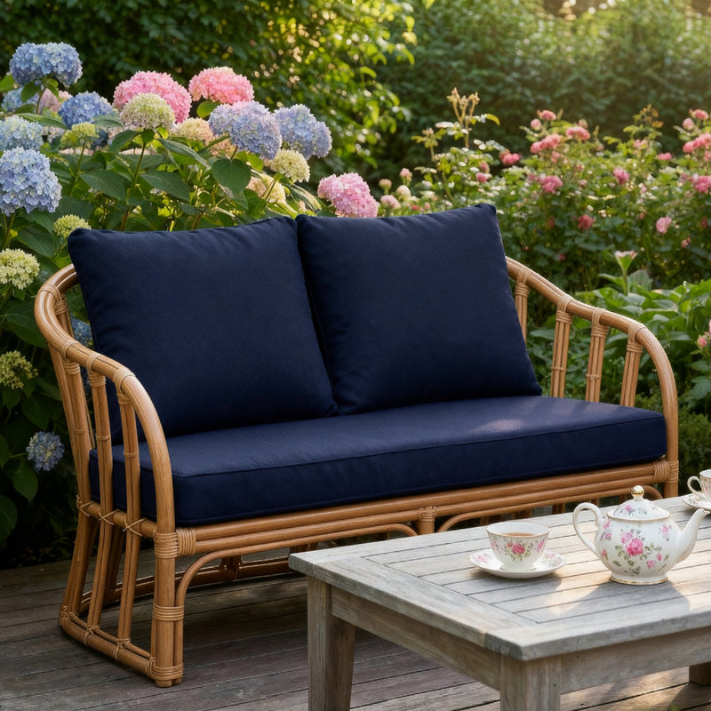 Ensemble de coussins de causeuse d'extérieur 48 po x 24 po (ensemble de 1) - Résistant à l'eau