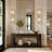 2 - Light Large 30" Wall Sconces With Water Ripple Glass-1434646988
