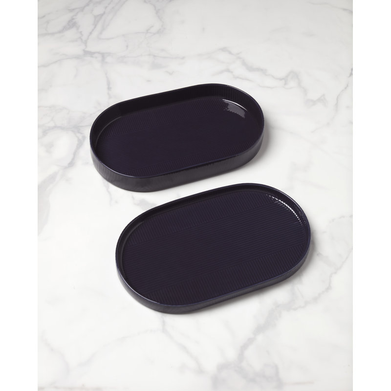 Modulus 2-Piece Serving Set, Black