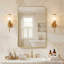 Miroir de salle de bain mural moderne avec coins arrondis Modern-652610137-652610135