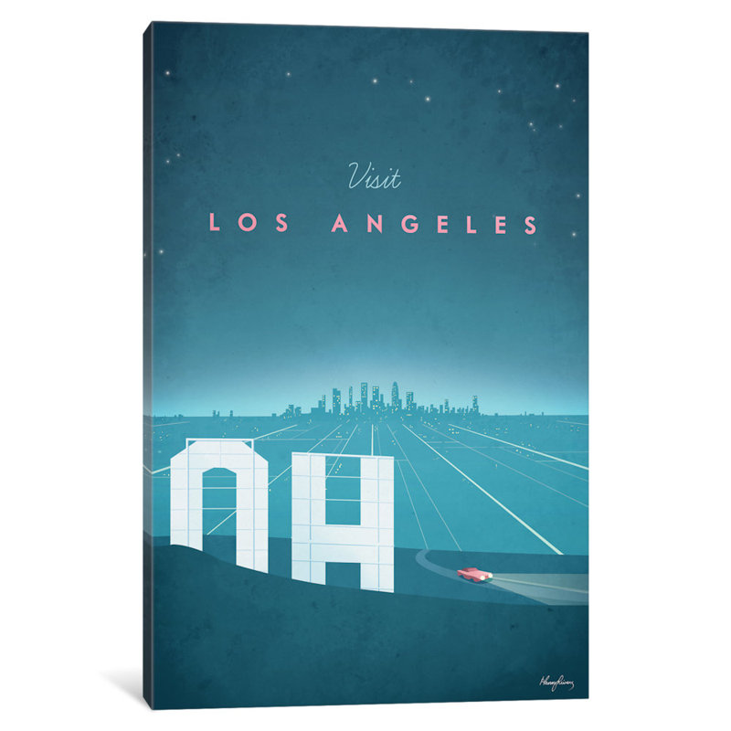 « los angeles », art textuel sur toile tendue, H 8 po x l 12 po x P 0,75 po