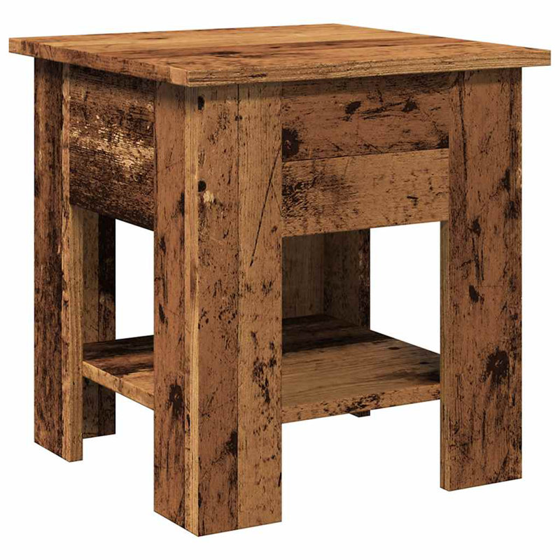 Ivy Bronx Coffee Table 40X40x42 Cm Engineered Wood, Old Wood
