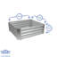 Harbour Housewares - Square Galvanised Steel Raised Garden Bed Planter-97793806-97793807
