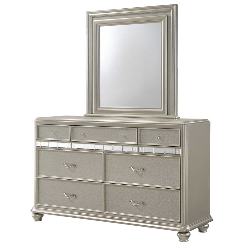 Dailynn 66.75'' W 7 - Drawer Dresser, Platinum