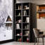 Bibliothèque étroite à 6 niveaux H 71,3 po x l 11,8 po, armoire d'angle pour chambre à coucher, salon, bureau-112746778