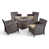 Structure brune / coussin brun clair est en rupture de stock