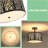 Nychelle Rattan Semi Flush Mount