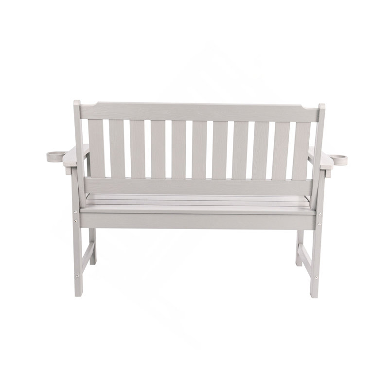Banc minimaliste écologique et recyclable, adapté à une utilisation intérieure et extérieure. Il suffit de l'essuyer quand il devient sale