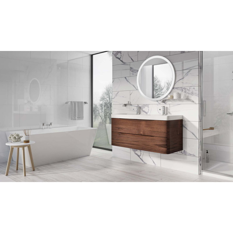 Stanhope 1200mm Double Bathroom Vanity with Integrated Polyglomerate Basin
