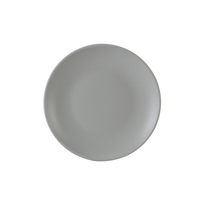 Zion 8-Inch Plate, 24, Gray