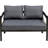 Ustyle Multi Outdoor With Table. Waterproof & Weather-. Pe . Iron Frame. For Spaces. Easy To Assemble.  And Water-, Rust. . Construction. Comfort. Grey-352004216