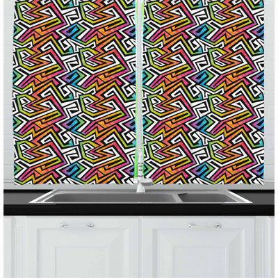 Pointed Kitchen Curtain