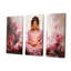 «Pink Yoga Mediation» - ensemble de reproductions d'art mural-107741471-107741470