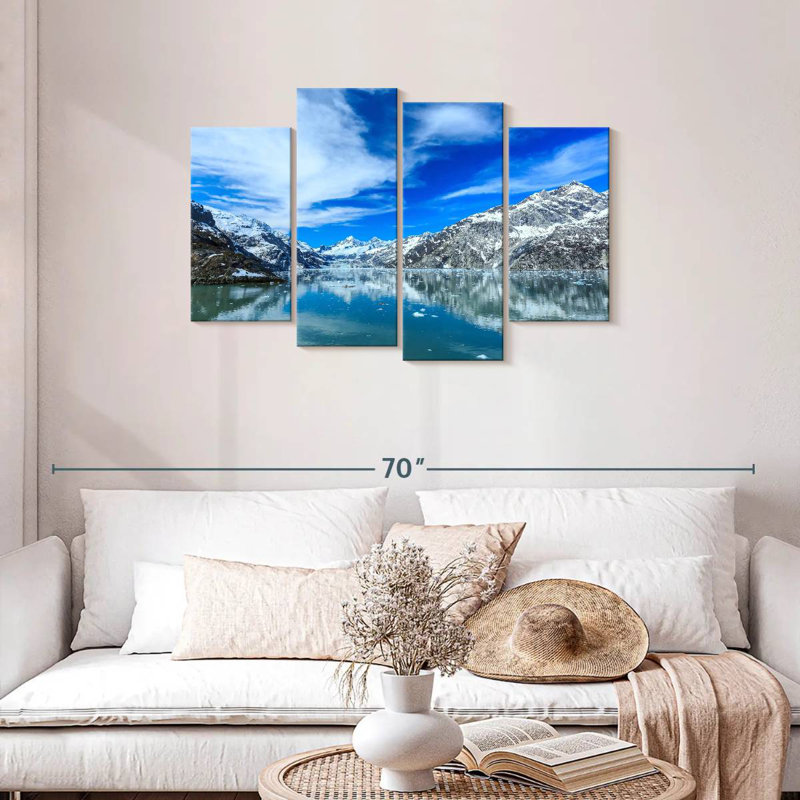 Glacier Bay Mountains, H 27 po x l 43 po