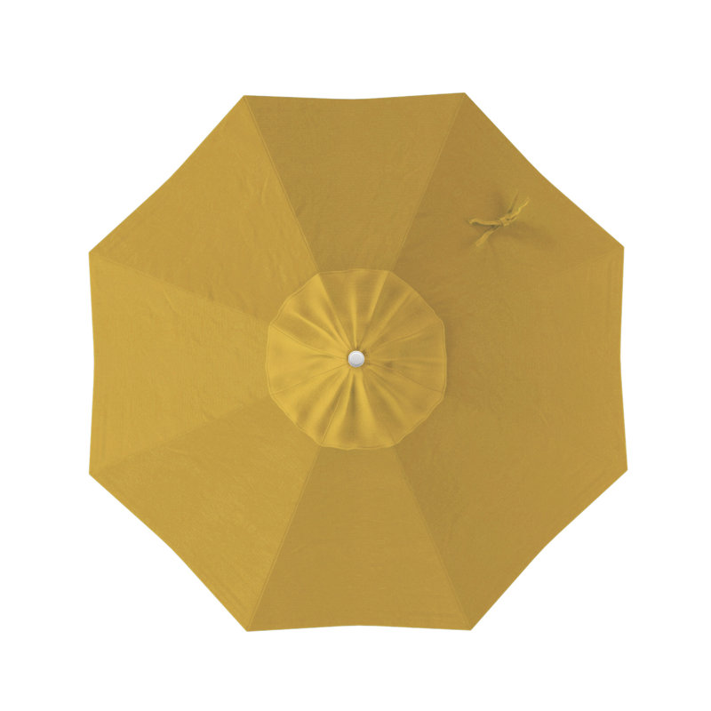 Parasol sunbrella de marché 7,5' Wallach, Toile Sunbrella® jaune tournesol