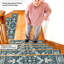 Tapis d'escalier antidérapant, paquet de 15 (bleu)
