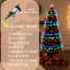 2ft to 6ft Multicolour Fibre Optic Christmas Tree with 8 Light Modes and PVC Tips-919264647