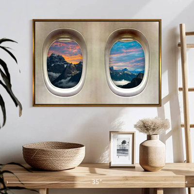 Transcontinental Airplane Windows